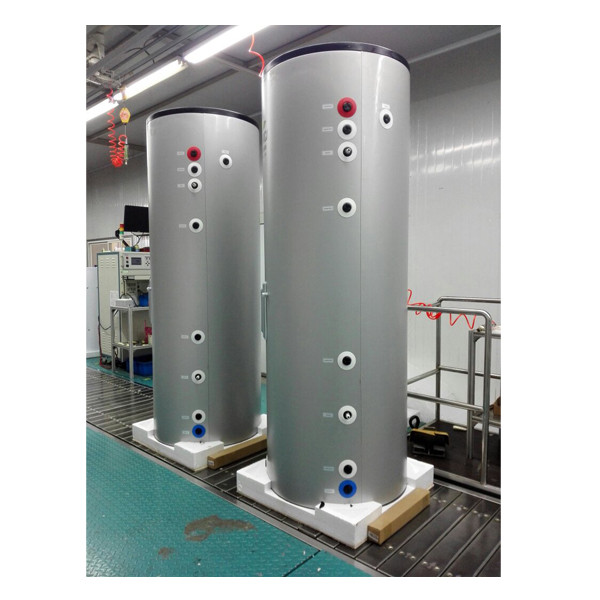 İçme Suyu Uygulaması için 1500 Litre Karbon Çelik Yapılmış Dikey Basınçlı Kap 