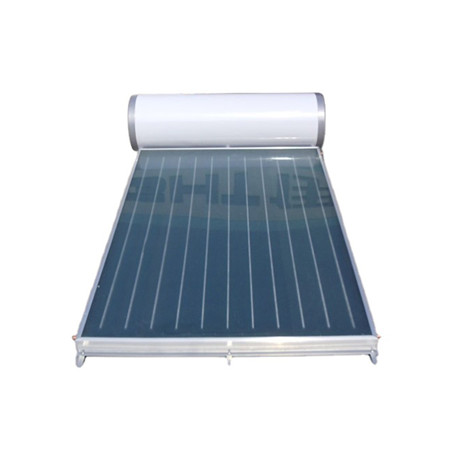Düz Plakalı Güneş Kollektörlü 300 Litre Kompakt Basınçlı Güneş Şofben Sıcak Su Isıtıcısı