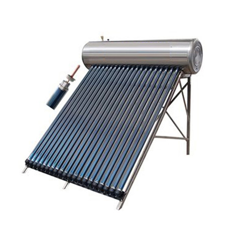 Paslanmaz Çelik SUS304 Su Deposu ile 200L Isı Borusu Tahliye Tüpü Güneş Enerjili Su Isıtıcı (standart tip)